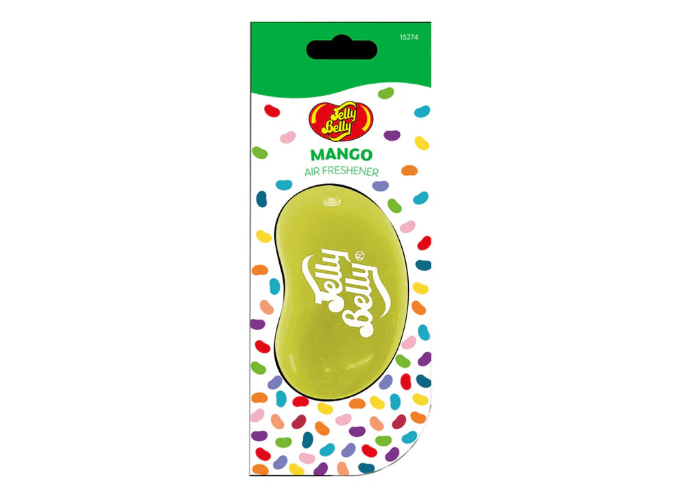 Jelly Belly Hanging Car Air Freshener Card-MANGO