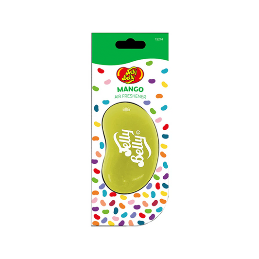 Jelly Belly Mango air freshener packaging on a white background