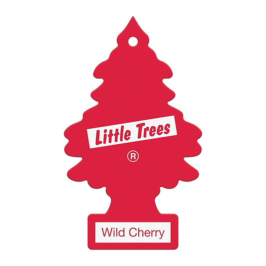 Wild Cherry - Little Trees Pine Tree Car Air Freshener Card