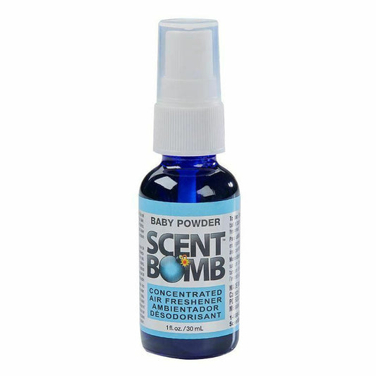 Scent Bomb Baby Powder Car Air Freshener - 100% Pure Oil Spray - Long Lasting Odor Eliminator