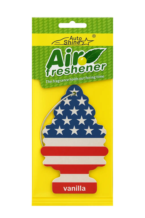 american style car hanging card front side
