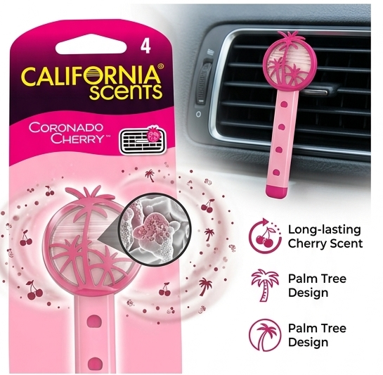 California Scents Vent Stick 4-Pack – Coronado Cherry