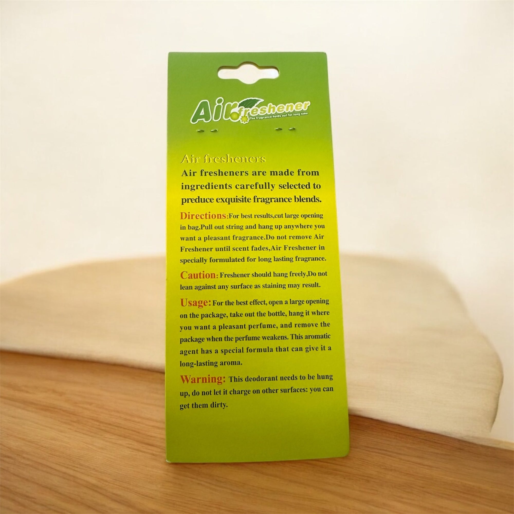 Coconut – Pine Tree Car Hanging Air Freshener Card MotorMist