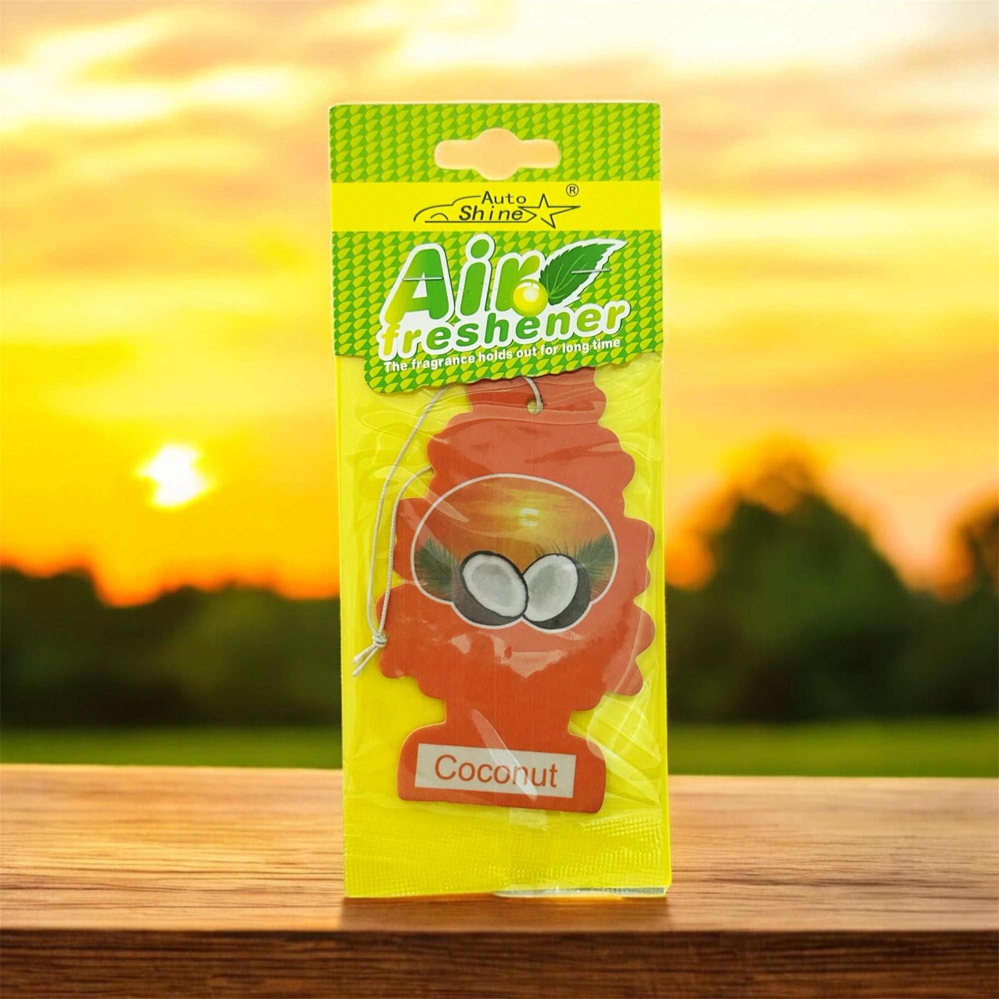 Coconut – Pine Tree Car Hanging Air Freshener Card MotorMist