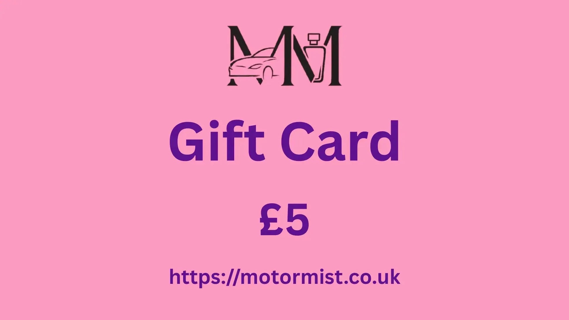 MotorMist Gift Card MotorMist