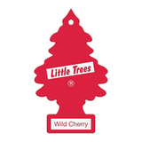 Wild Cherry - Little Trees Pine Tree Car Air Freshener Card