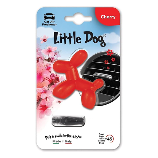 Little Joe Little Dog Gel Air Freshener Cherry Scent for Car Air Vent. Long-lasting, up to 45 days