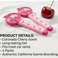 California Scents Vent Stick 4-Pack – Coronado Cherry