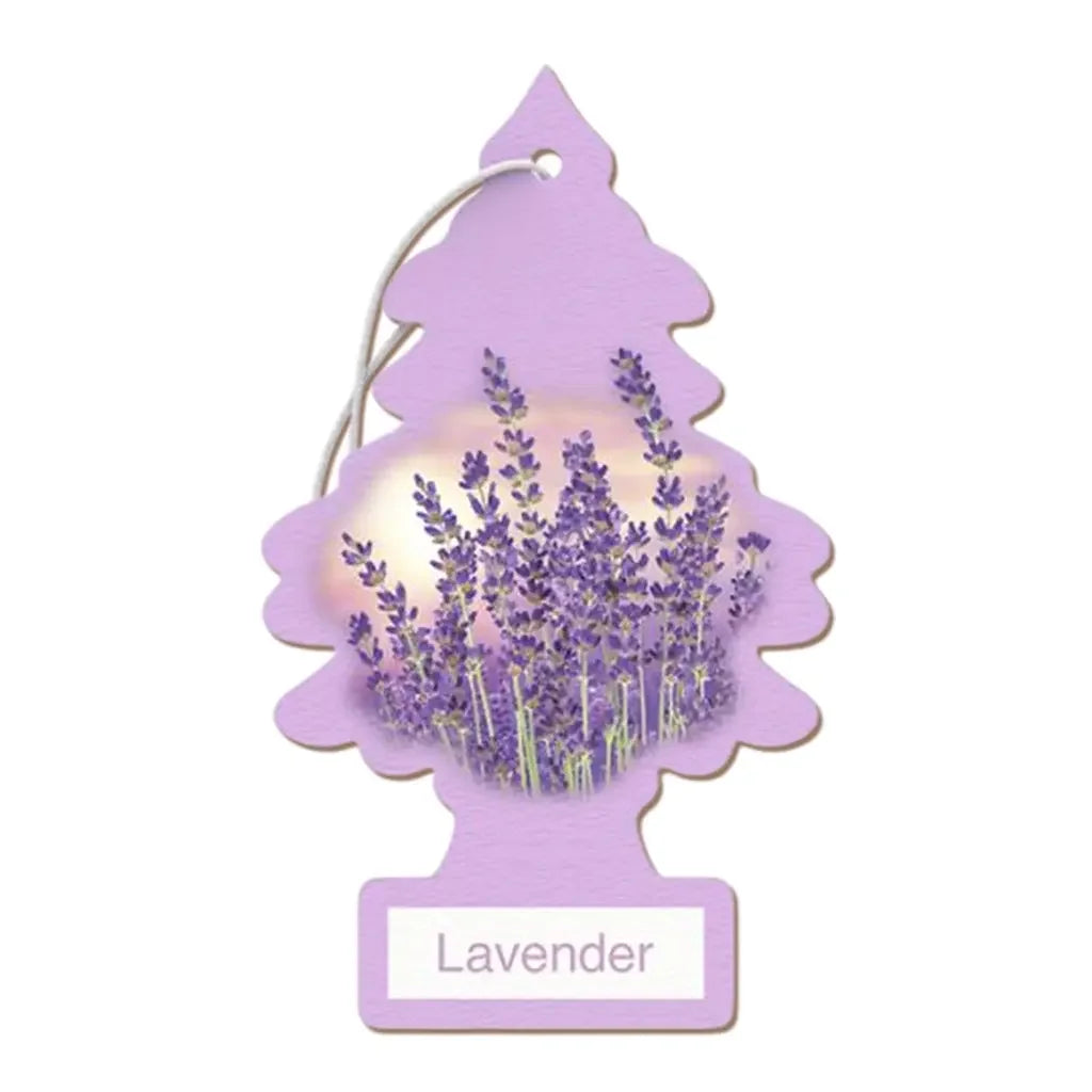 Lavender - Pine Tree Car Air Freshener Card