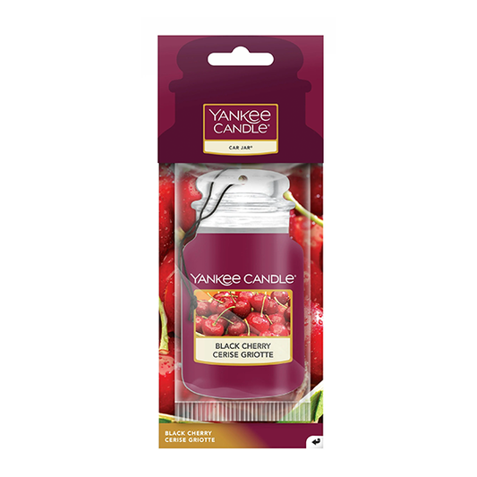 3x Yankee Candle Black Cherry Car Air Freshener Cards