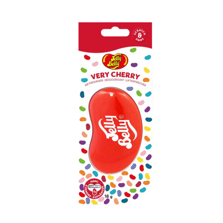 Jelly Belly 3D Bean Air Freshener - Very Cherry