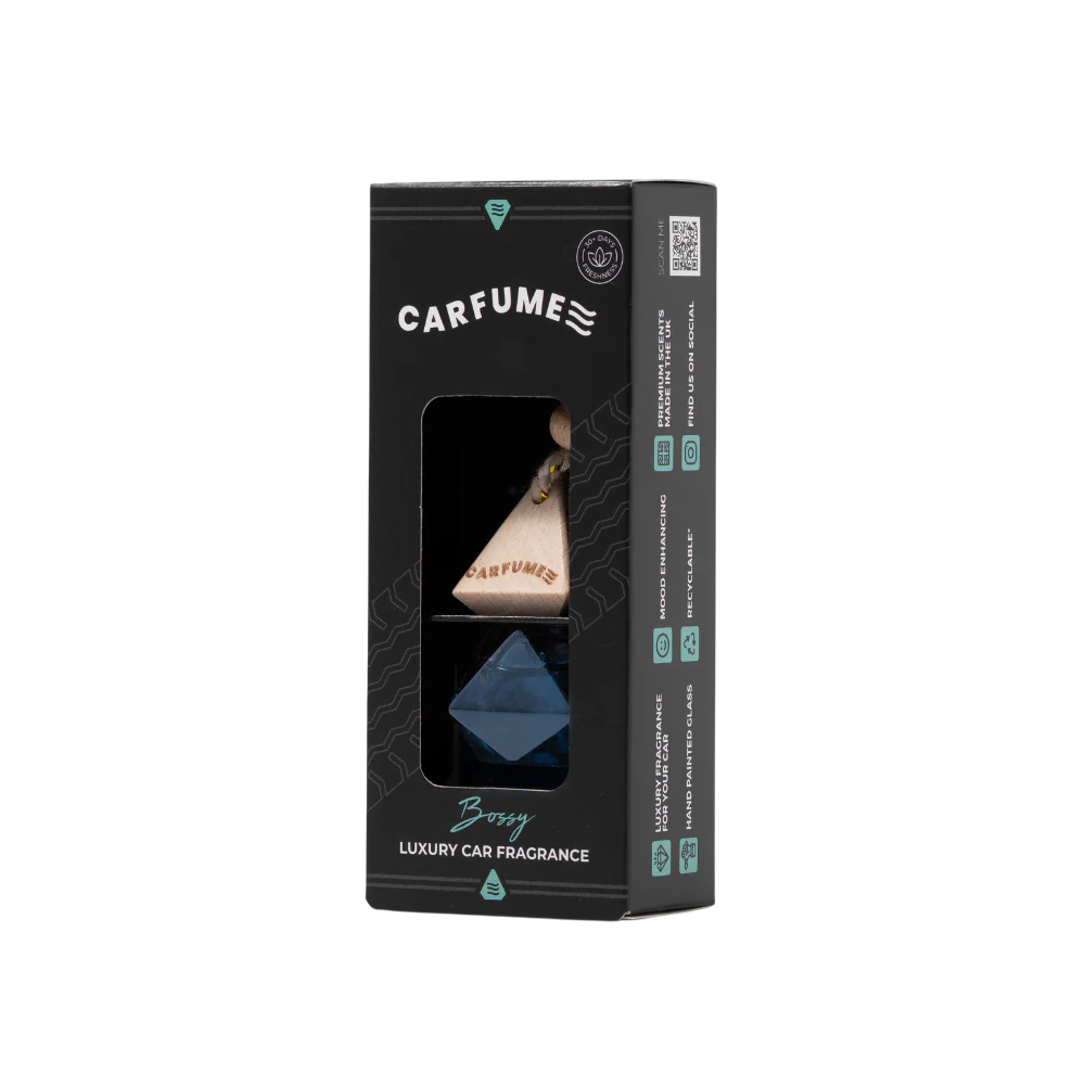 Carfume Car Air Freshener – Bossy | Luxury Fragrance Inspired by Hugo Boss