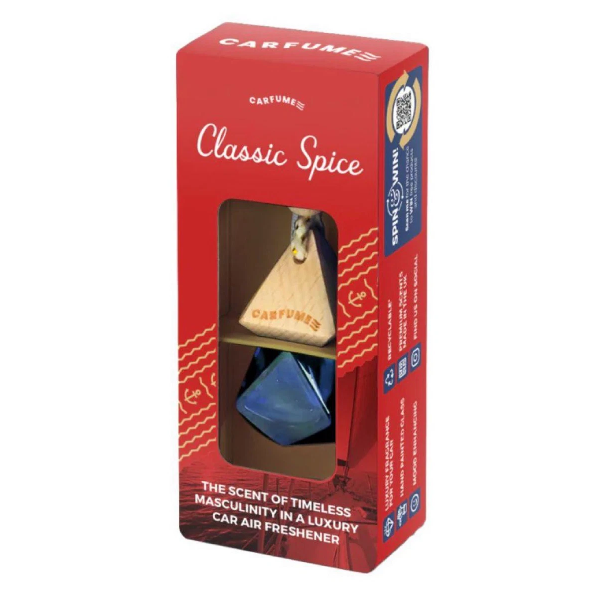 Carfume Classic Car Air Freshener Scent Fragrance Classic Spice