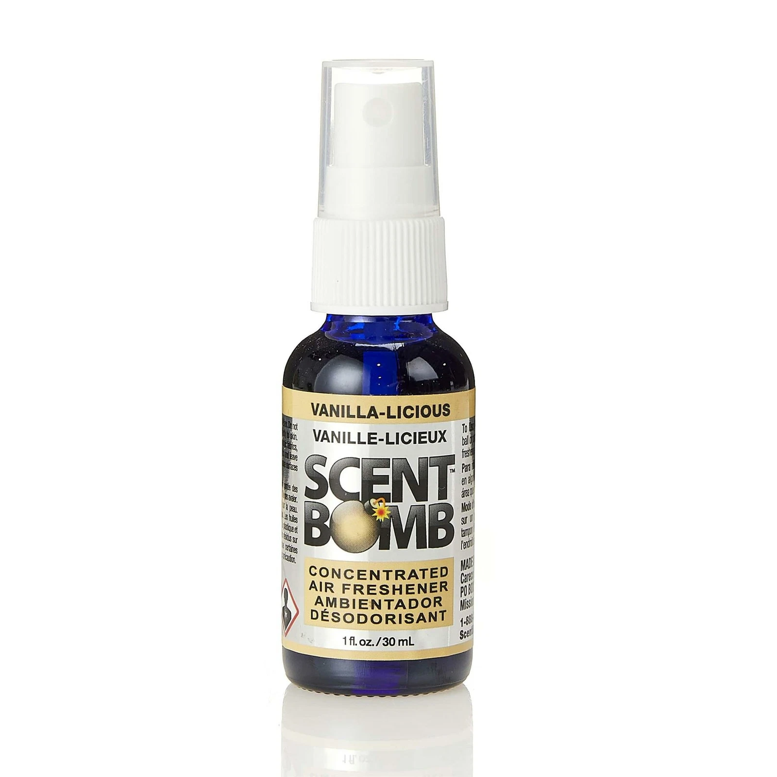 Scent Bomb Vanilla-Licious 30ml Spray | 100% Oil-Based | Long-Lasting Car & Home